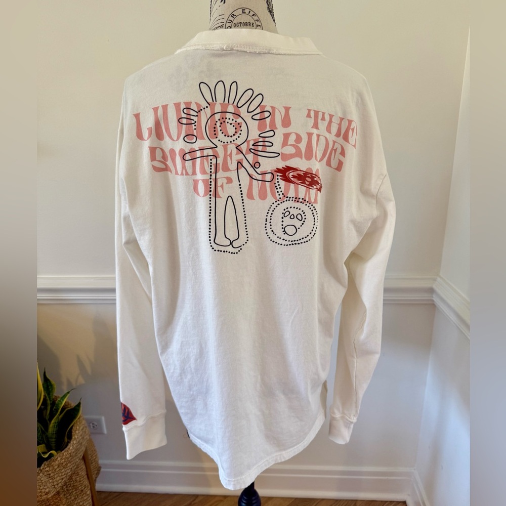 Men’s Desigual long sleeve graphic tee sz large - Picture 3 of 8